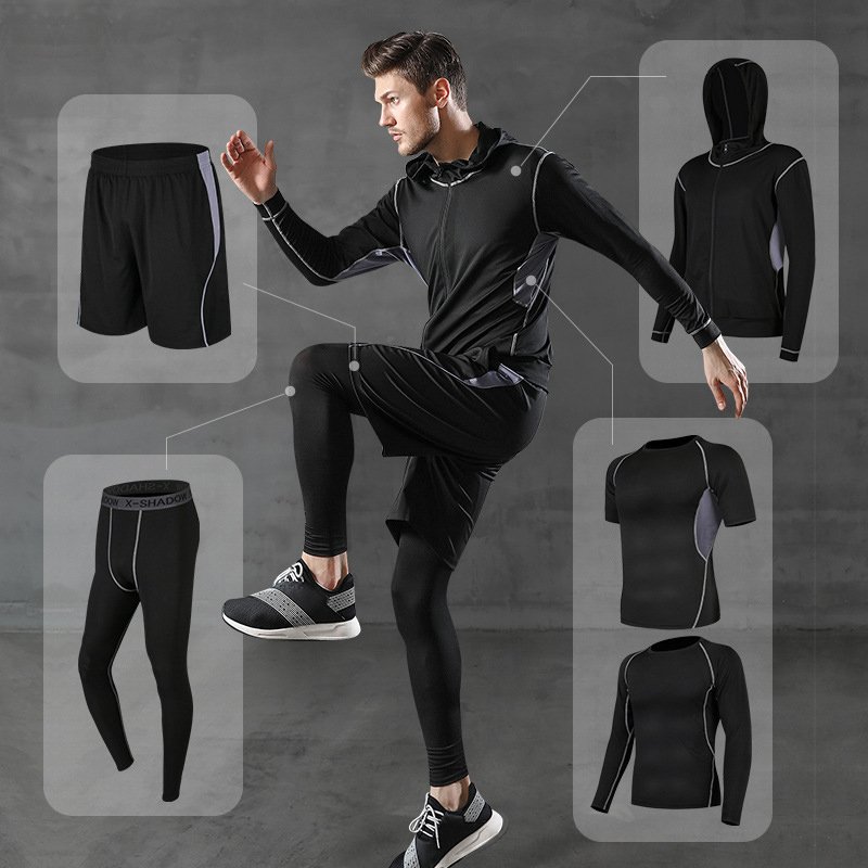 Leisure fashion 3 Piece Oversize Fitness Sweat Suits Men'S Hoodies Gym Fitness Sets Men