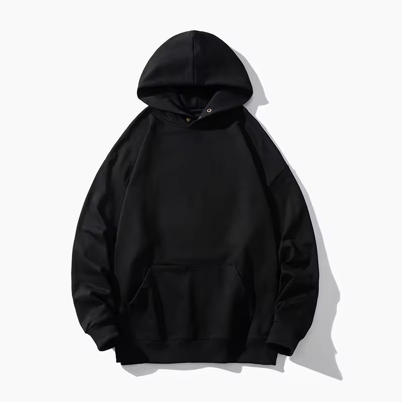 Embroidery Men's Hoodies Sweatshirts Knitted Fabric Pullover Print Hooded Customized High Quality 100%cotton Logo Printing