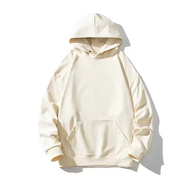 Embroidery Men's Hoodies Sweatshirts Knitted Fabric Pullover Print Hooded Customized High Quality 100%cotton Logo Printing