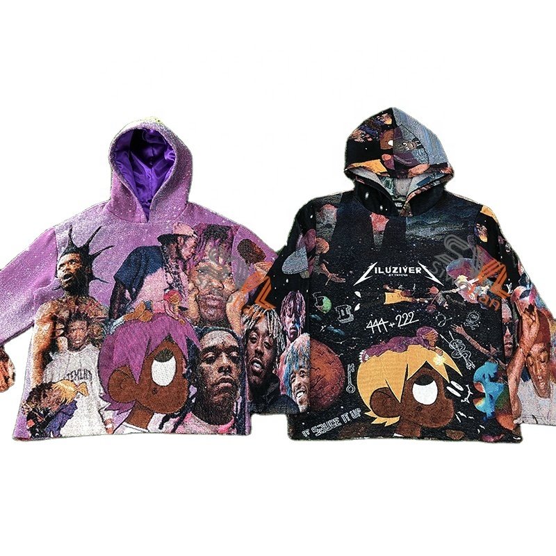 Custom Wholesale High Quality women's Tapestry hoodies sweatshirts Spider Hoodie Men