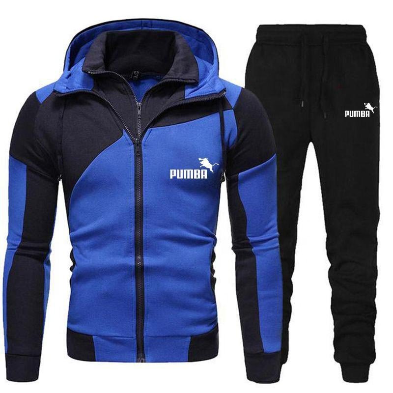 New Discovery Men Zipper Hoodies Male Sweatshirt+sweatpants Suit 2pcs Warm Tracksuit Sets Men's Hoodies Outwear Hooded Jacket