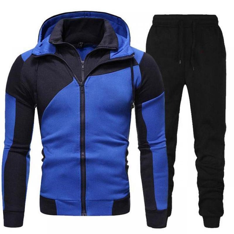 New Discovery Men Zipper Hoodies Male Sweatshirt+sweatpants Suit 2pcs Warm Tracksuit Sets Men's Hoodies Outwear Hooded Jacket