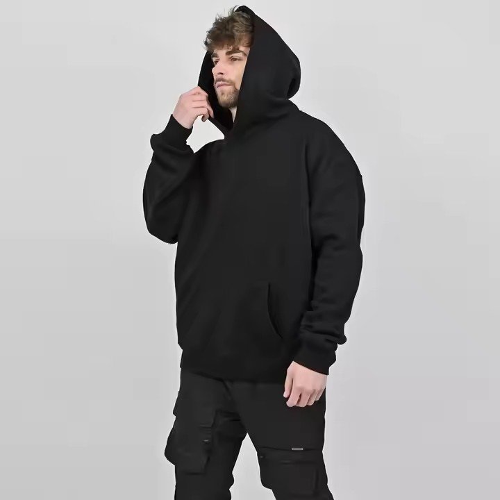 Quality Customized Oversized Hoodie Training Wear Cotton Pullover Men's Hoodie