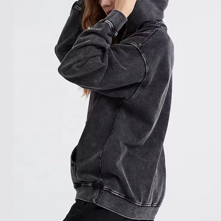 Hoodies Manufacturer Custom Unisex Men's Hoodies Sweatshirts Vintage Washed Pullover Men's Hoodies