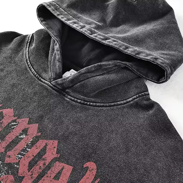 Hoodies Manufacturer Custom Unisex Men's Hoodies Sweatshirts Vintage Washed Pullover Men's Hoodies