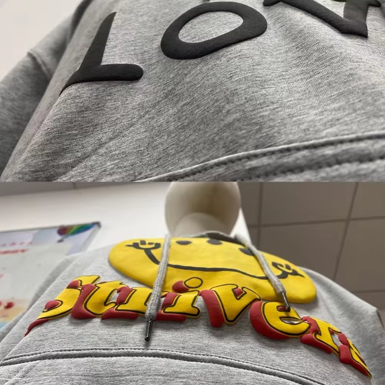 OEM high quality oversized plus size cotton hoody anime unisex winter custom hoodie foame 3D Puff print men's pullover hoodies