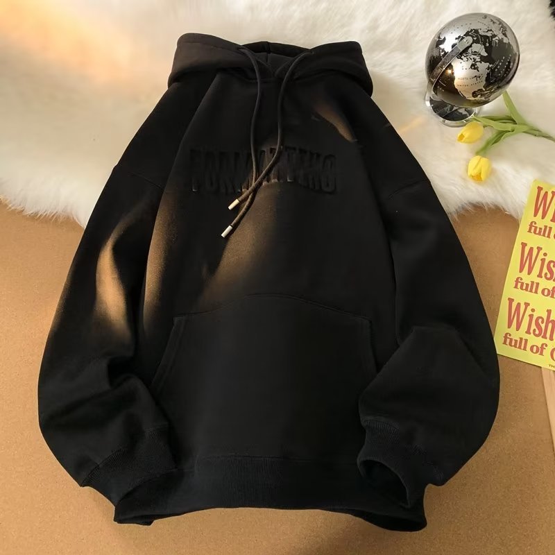 Designer Drop Shoulder Blank Custom Pullover Men'S Hoodies Sweatshirts Hip Hop Streetwear Puff Printing Long sleeve