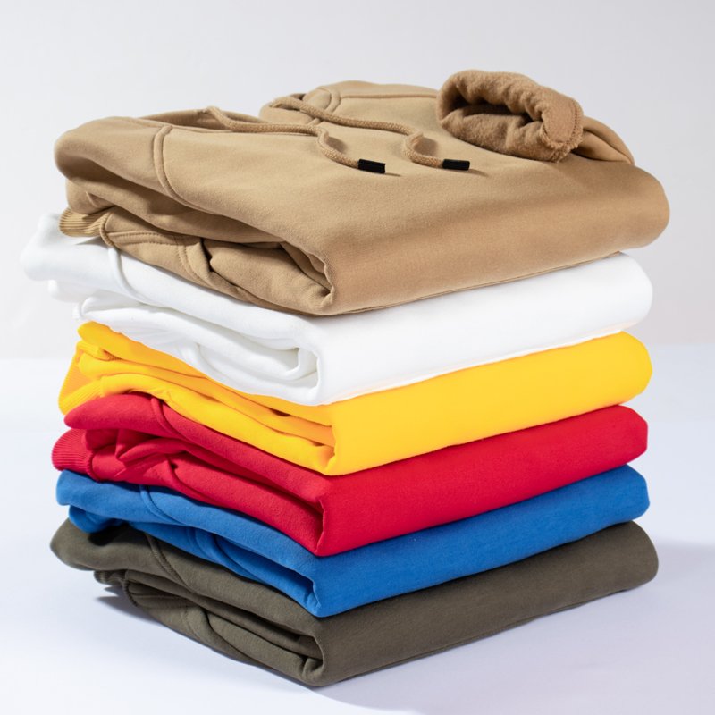 High Quality US Size DIY Custom Printed Logo Pullover Man 100% Polyester Solid Color Men's Sweatshirt Hoodie for Men