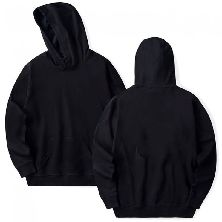 Men's Winter Hoodies Slim Fit Hooded Sweatshirt Outwear Warm Coat Jacket Plain Zip Up Casual Coat Tops Black Gray