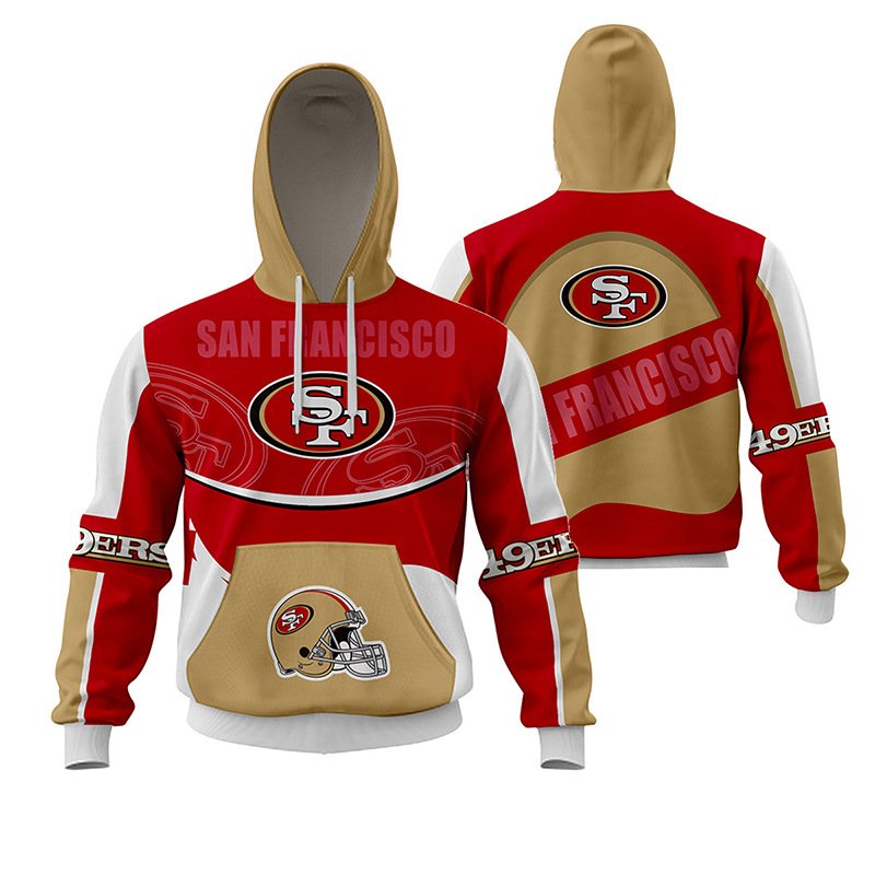 2024 Factory Sale New Style American Football Team Hoodies Pullover 3D Digital Printed Men's Hoodies