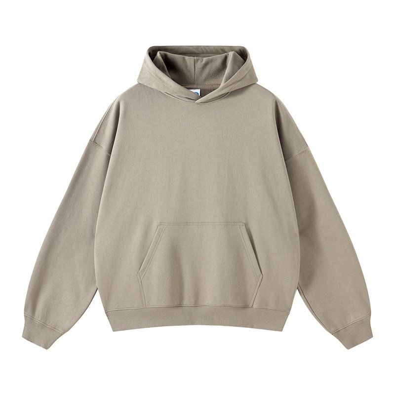 2024 Winter New FOG Double Thread 400 GSM French Terry 100% Cotton Heavyweight Hooded Trendy Men's Hoodies