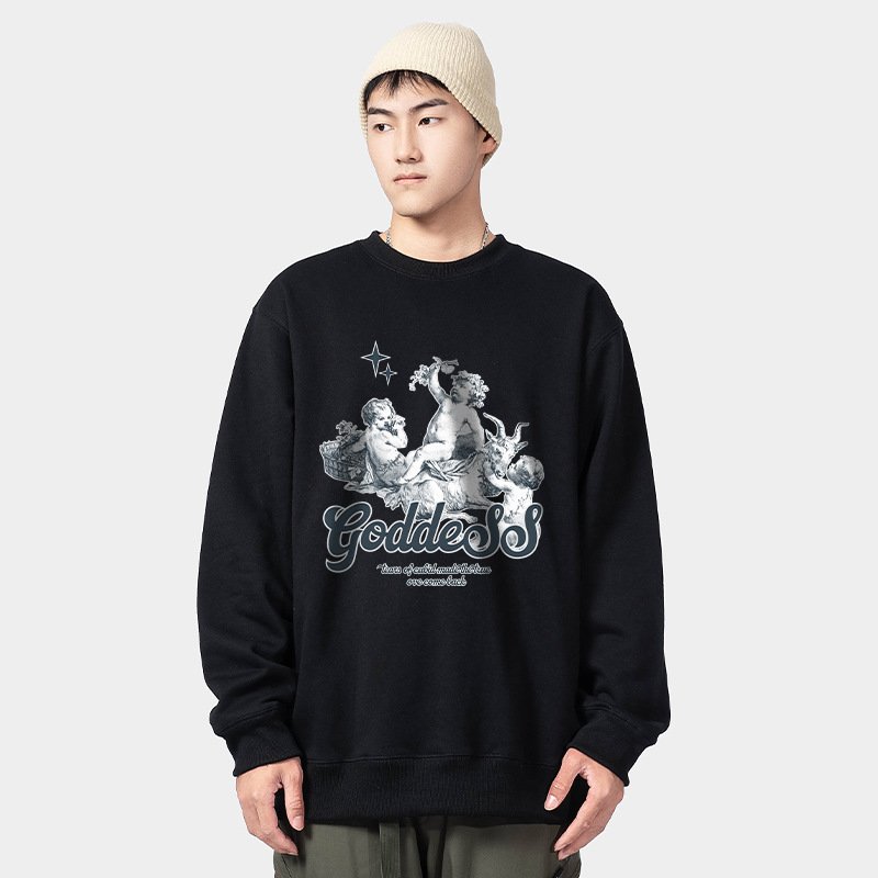 Hot Sale Heavy Weight Foam Printing Custom Logo Unisex Men's Hoodies & Sweatshirts