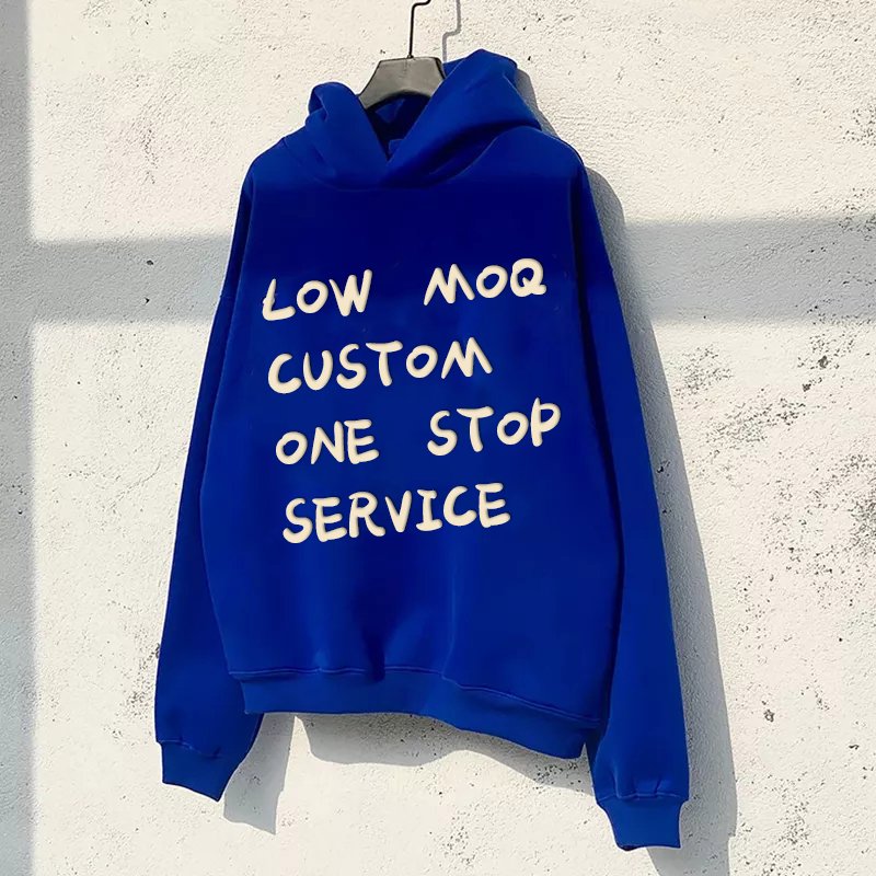 100%cotton Fleece 320 GSM Custom Multi Colors Puff Printed Hoodies & Sweatshirts For Men