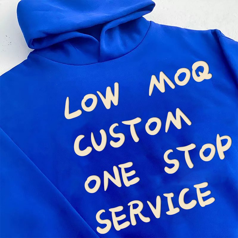 100%cotton Fleece 320 GSM Custom Multi Colors Puff Printed Hoodies & Sweatshirts For Men