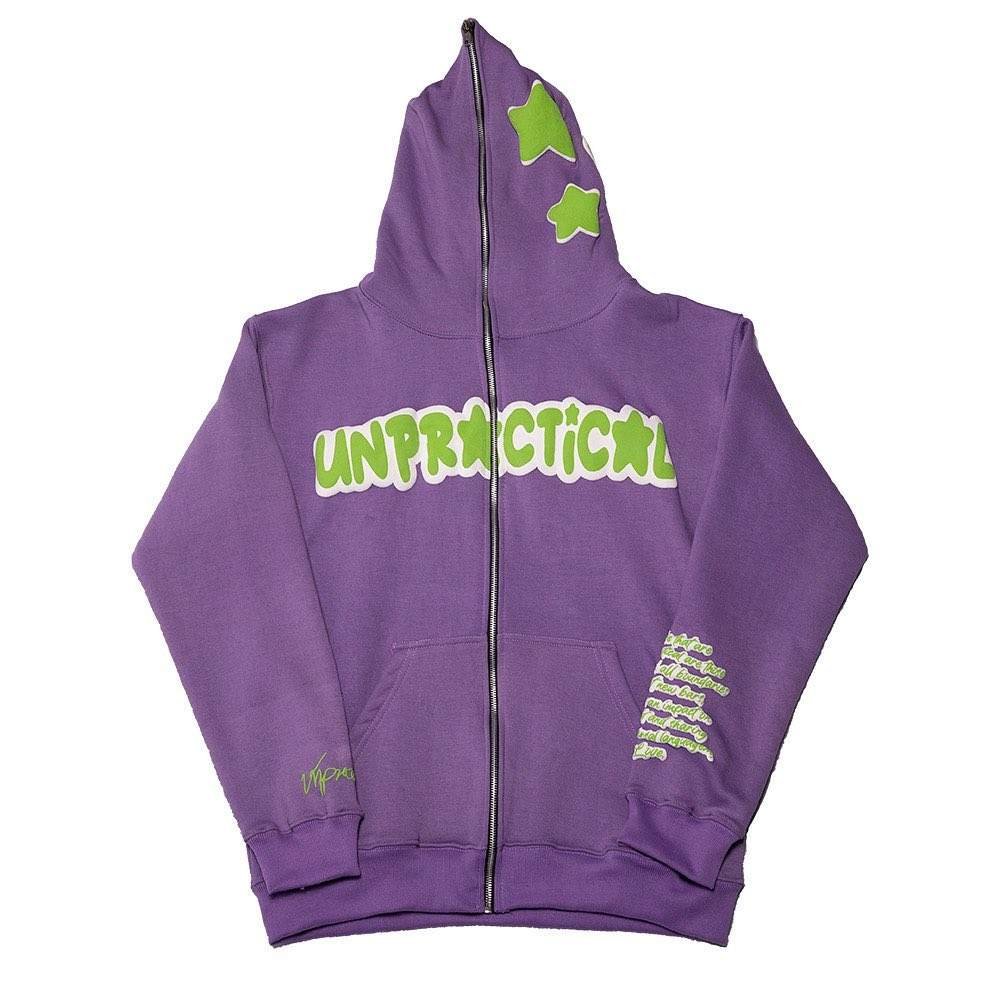 Custom heavyweight manufacturer Full Zipper Foam 3D logo for men's oversized Full Zipper full face Zipper puff printed hoodie