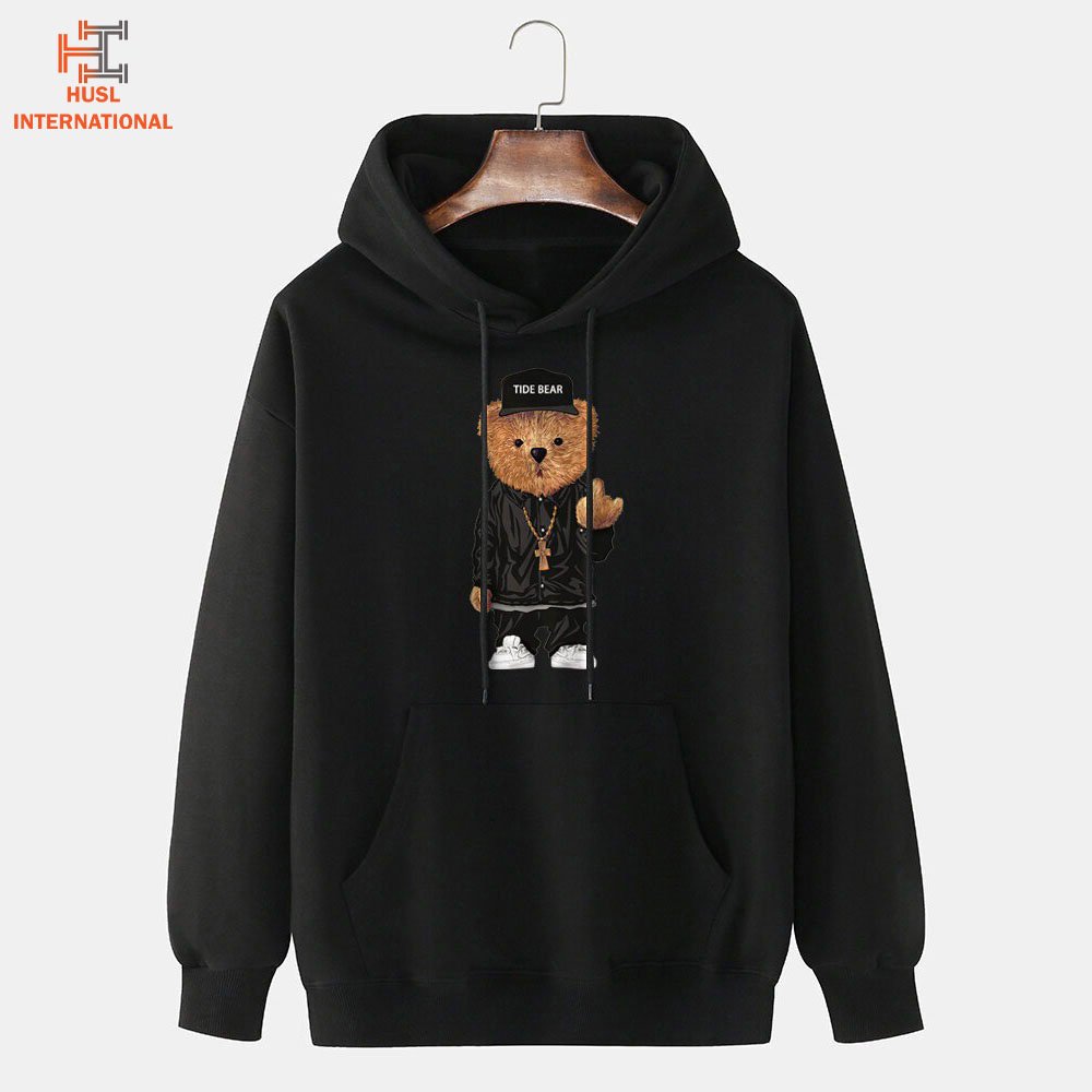 OEM Free Sample Men Hoodie Set Sweatshirt 50% Cotton 50% Polyester Long Sleeve Printed Oversize Pullover Hoodies