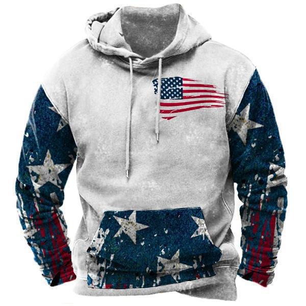 OEM Customizable Men's Long Sleeves Pullover Hoodie Streetwear Printed Casual Sweatshirts with Embroidered Technics for Winter