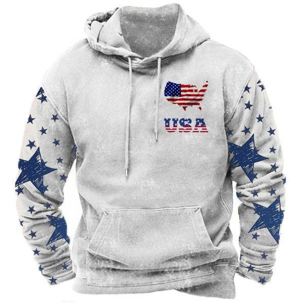 OEM Customizable Men's Long Sleeves Pullover Hoodie Streetwear Printed Casual Sweatshirts with Embroidered Technics for Winter