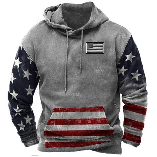 OEM Customizable Men's Long Sleeves Pullover Hoodie Streetwear Printed Casual Sweatshirts with Embroidered Technics for Winter