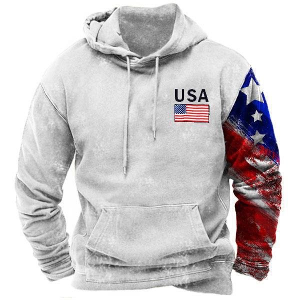 OEM Customizable Men's Long Sleeves Pullover Hoodie Streetwear Printed Casual Sweatshirts with Embroidered Technics for Winter