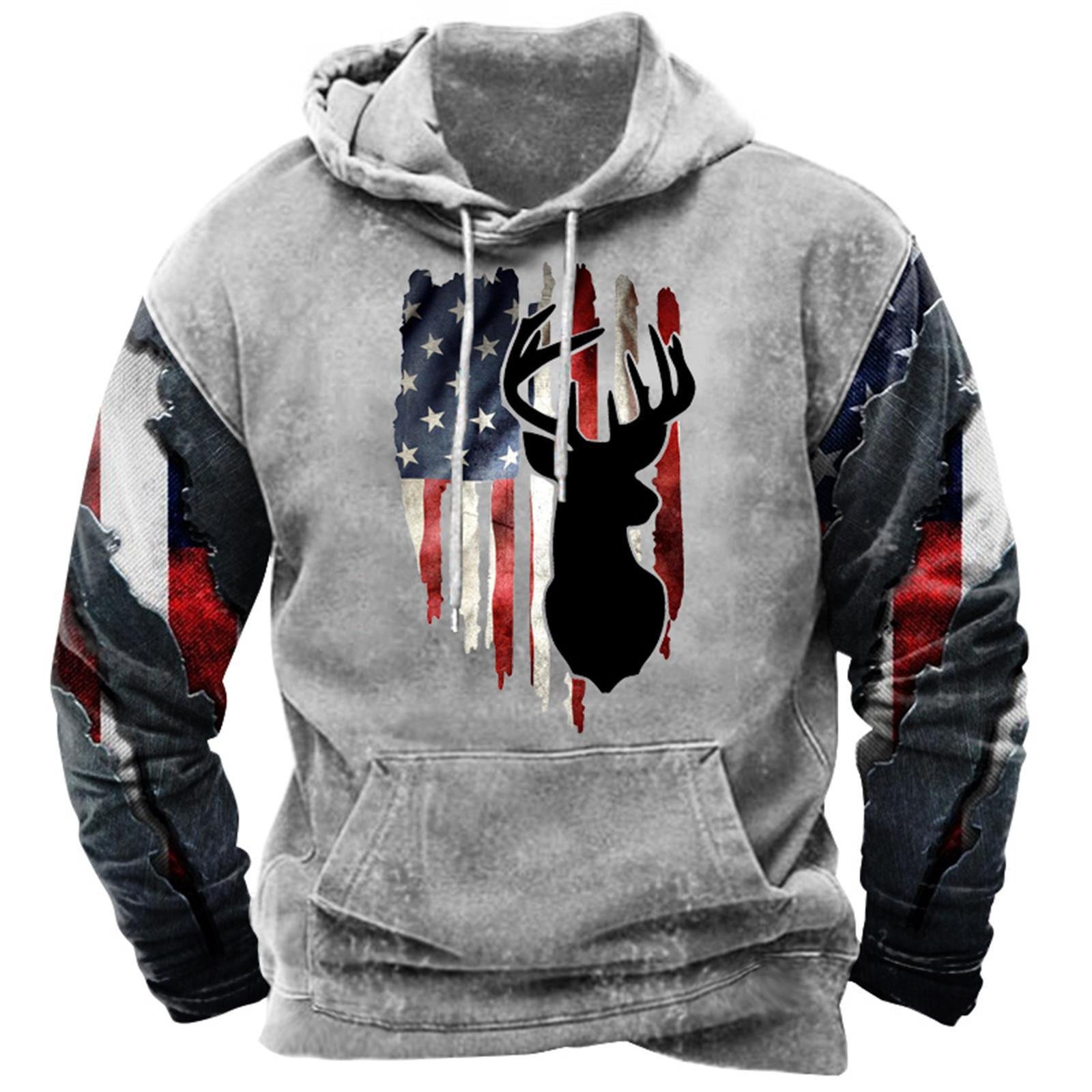 OEM Customizable Men's Long Sleeves Pullover Hoodie Streetwear Printed Casual Sweatshirts with Embroidered Technics for Winter