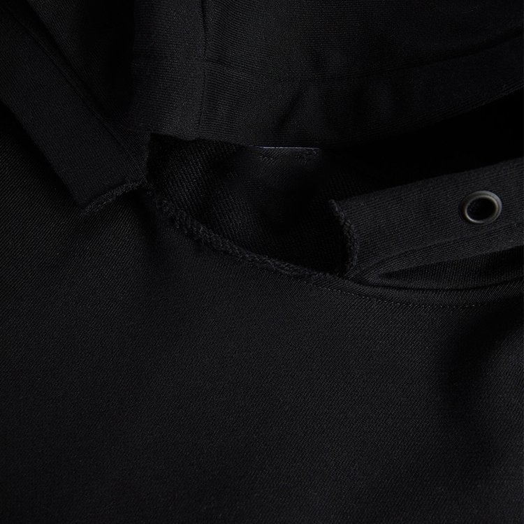 Custom Private tag Cropped Men's hoodies sweater 100%cotton Cut Edge Raw Hem Hoodie