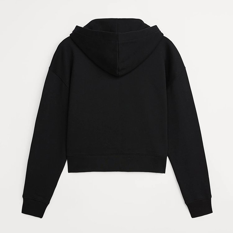 Custom Private tag Cropped Men's hoodies sweater 100%cotton Cut Edge Raw Hem Hoodie