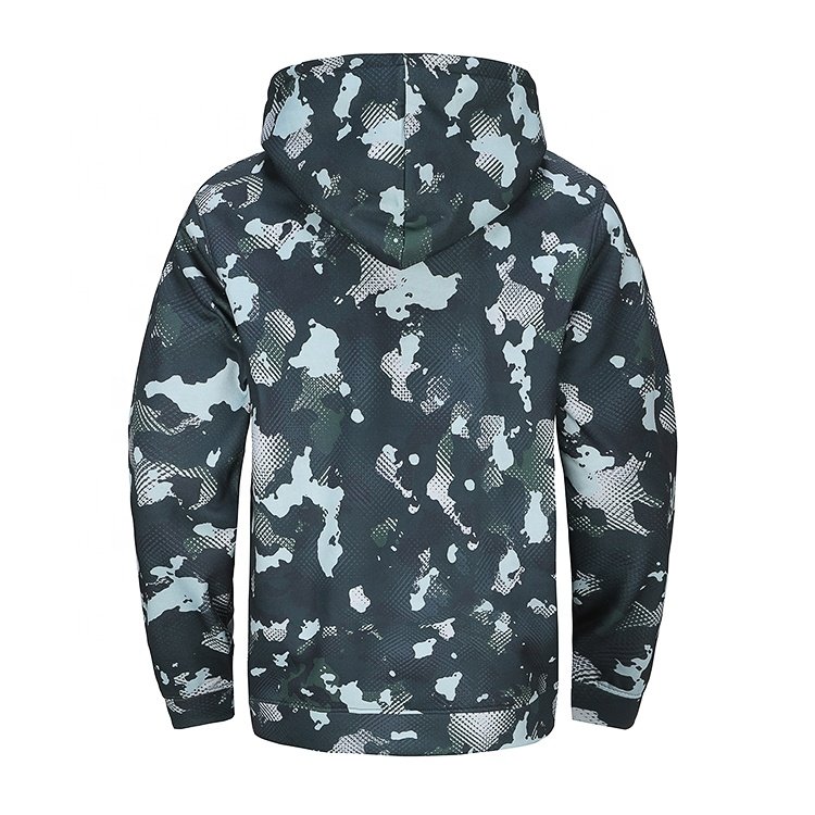Wholesale Custom Men's Camo Pattern Sweatshirts Hoodie For Men