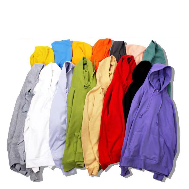 H5006 Custom Logo 380g 100% Cotton Terry Lined Drop Shoulder Unisex Blank Hoodies Men's Hoodies Women's Hoodies
