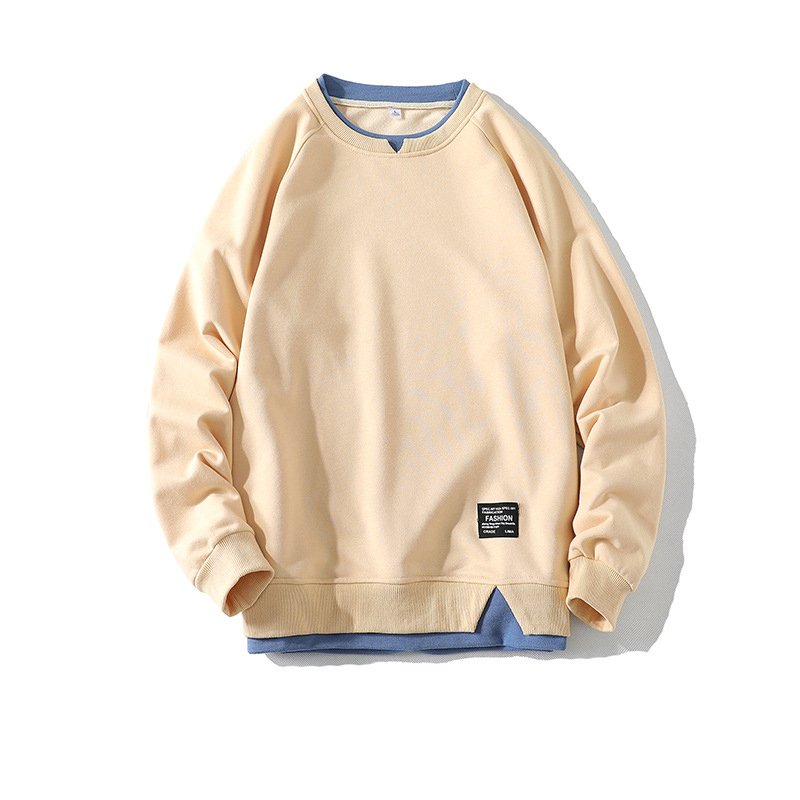 Wholesale Women Crew Neck hoodie Men's Long Sleeve pullover Autumn Style Sweatshirt