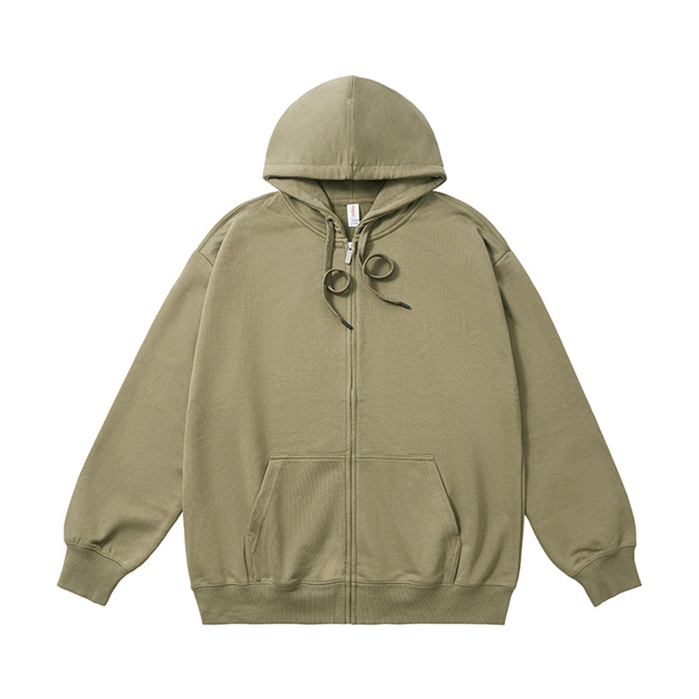 HIgh Quality CVC French Terry Fabric Hoodie Plus Size Men's Hoodies Sweatshirts Custom Men Clothes Hoodies With Logo