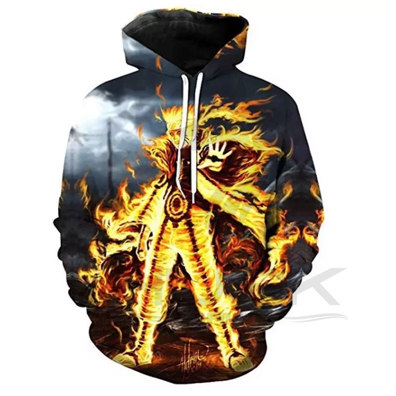 2024 Men's Streetwear Newest Very cool 3D digital printing Anime Hoodies High Quality Hoodie Plus Size Custom Men's Hoodies
