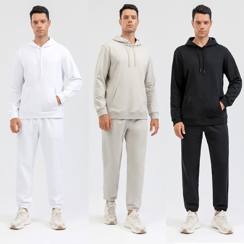 Wholesale tracksuits hoodies unisex men's hoodies sweatshirts two pieces sweatpants and hoodie set