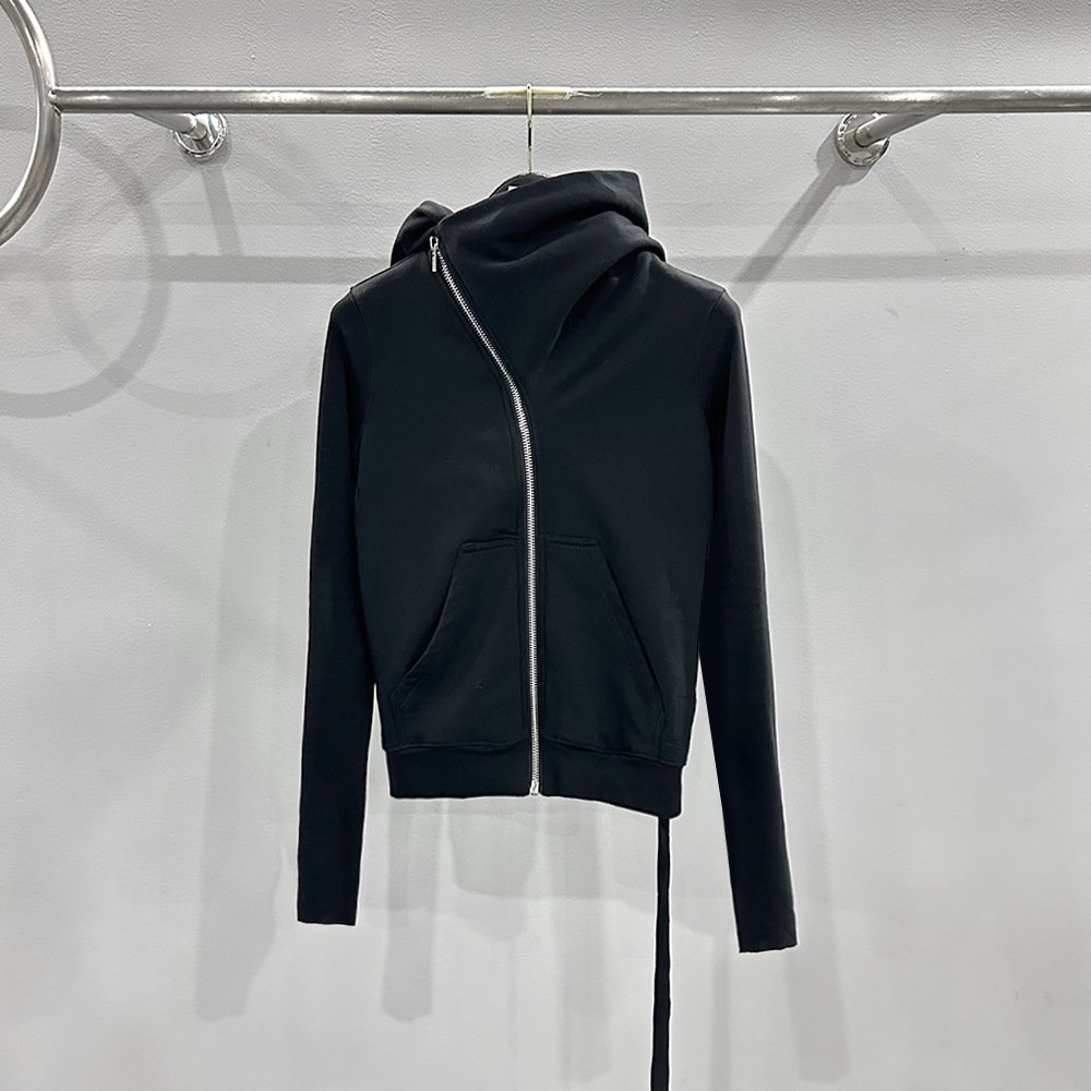 Autumn And Winter New Custom Full Zip Up Design Feel Hoodie Plus Size With Pocket Hoodie Double Layered Hat Fashion Men's Hoodie
