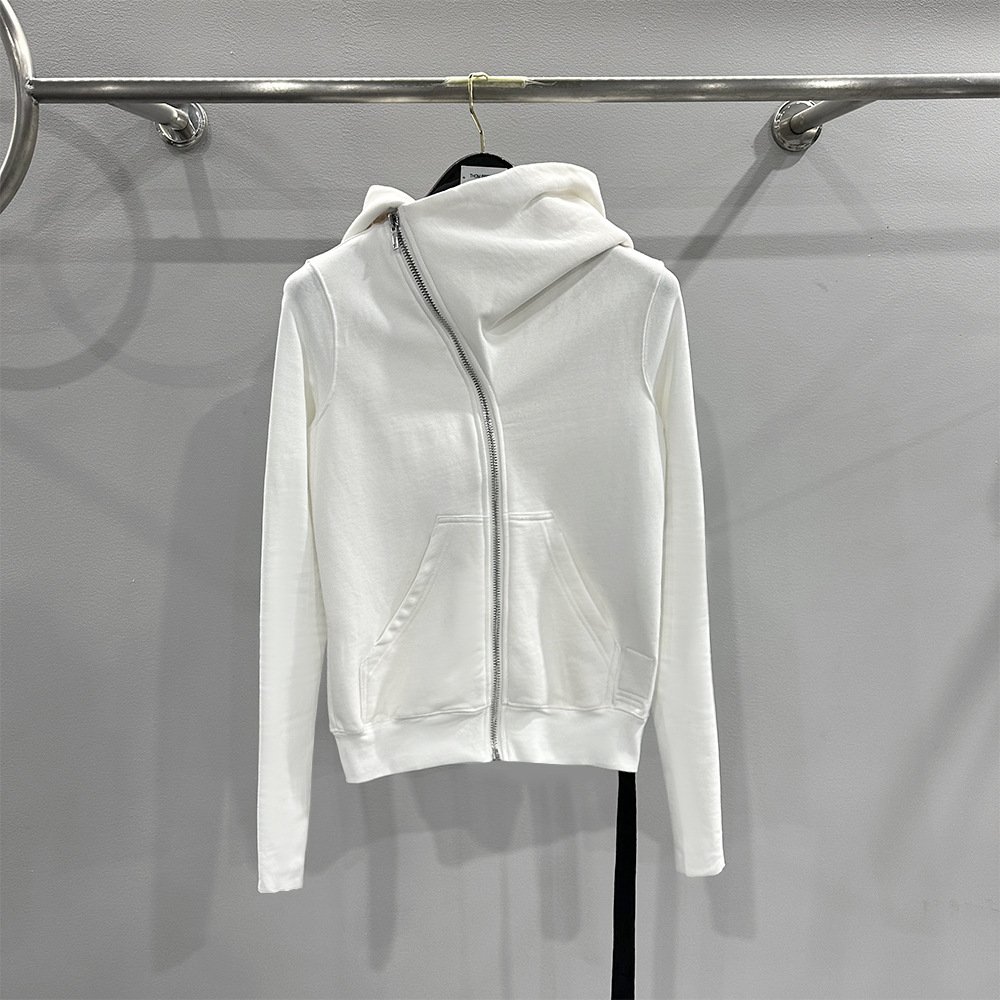 Autumn And Winter New Custom Full Zip Up Design Feel Hoodie Plus Size With Pocket Hoodie Double Layered Hat Fashion Men's Hoodie