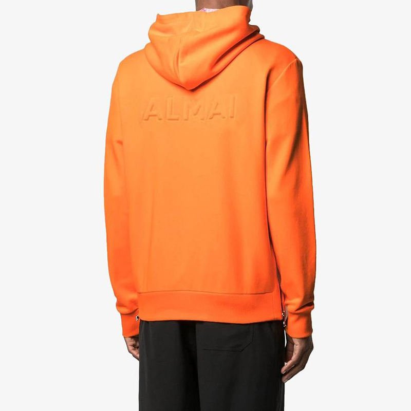 Fashionable Fleece Baggy Embossing Oversized Pullover Men's Hoodies Custom 3d Logo Print Embossed Hoodie