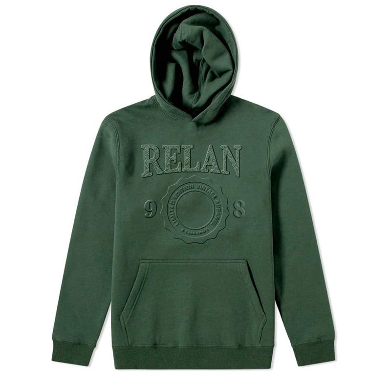 Fashionable Fleece Baggy Embossing Oversized Pullover Men's Hoodies Custom 3d Logo Print Embossed Hoodie