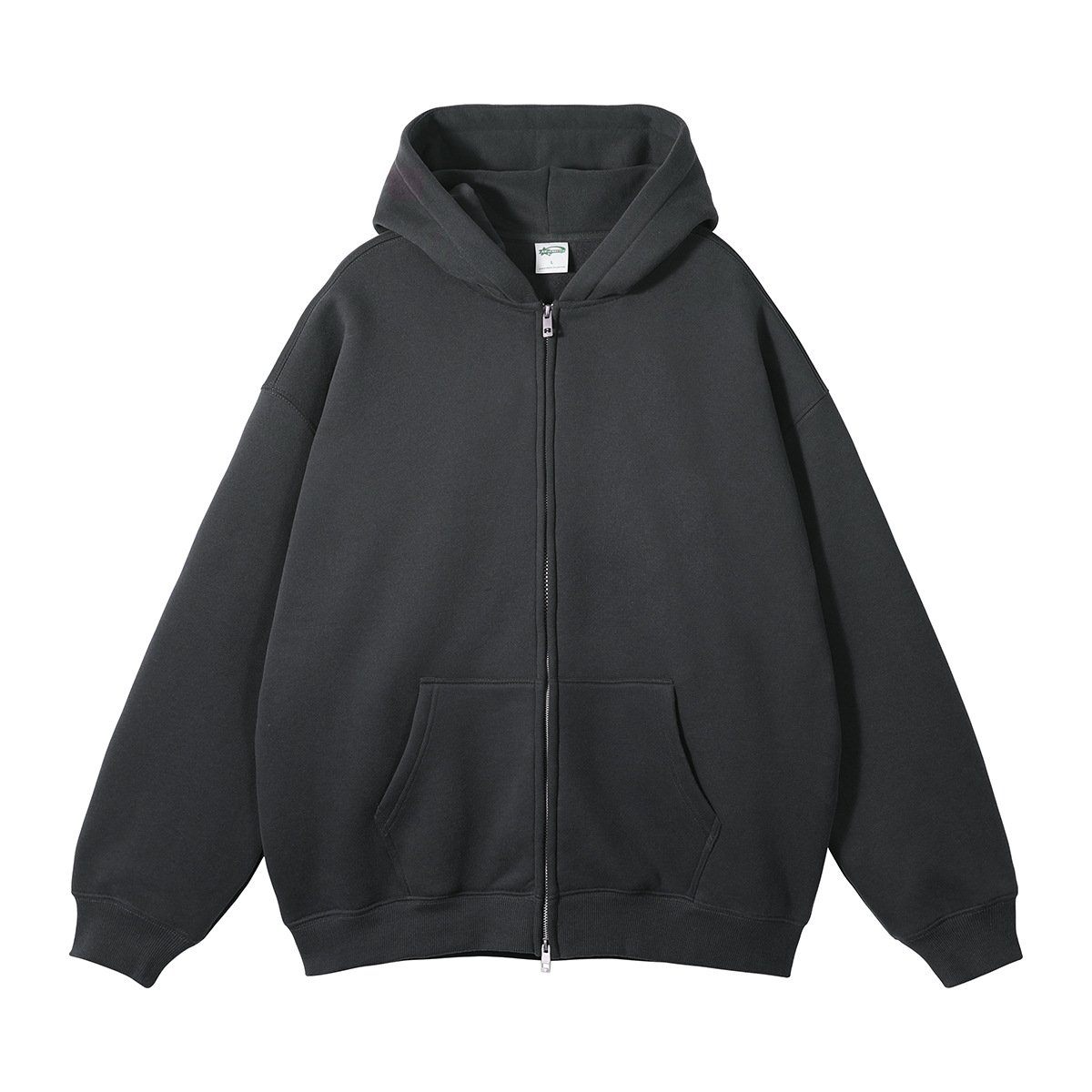 custom blank high quality oversized streetwear y2k fleece Men's Hoodies & Sweatshirts plain full zip up hoodie unisex