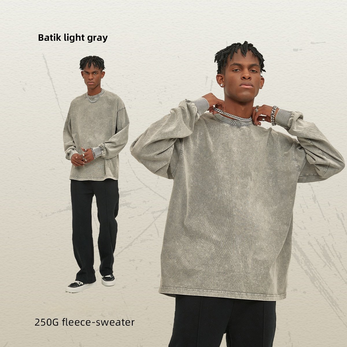 New Streetwear Vintage Pullover 100% Cotton Acid Wash Hoodies Custom Printing Hoodies For Men