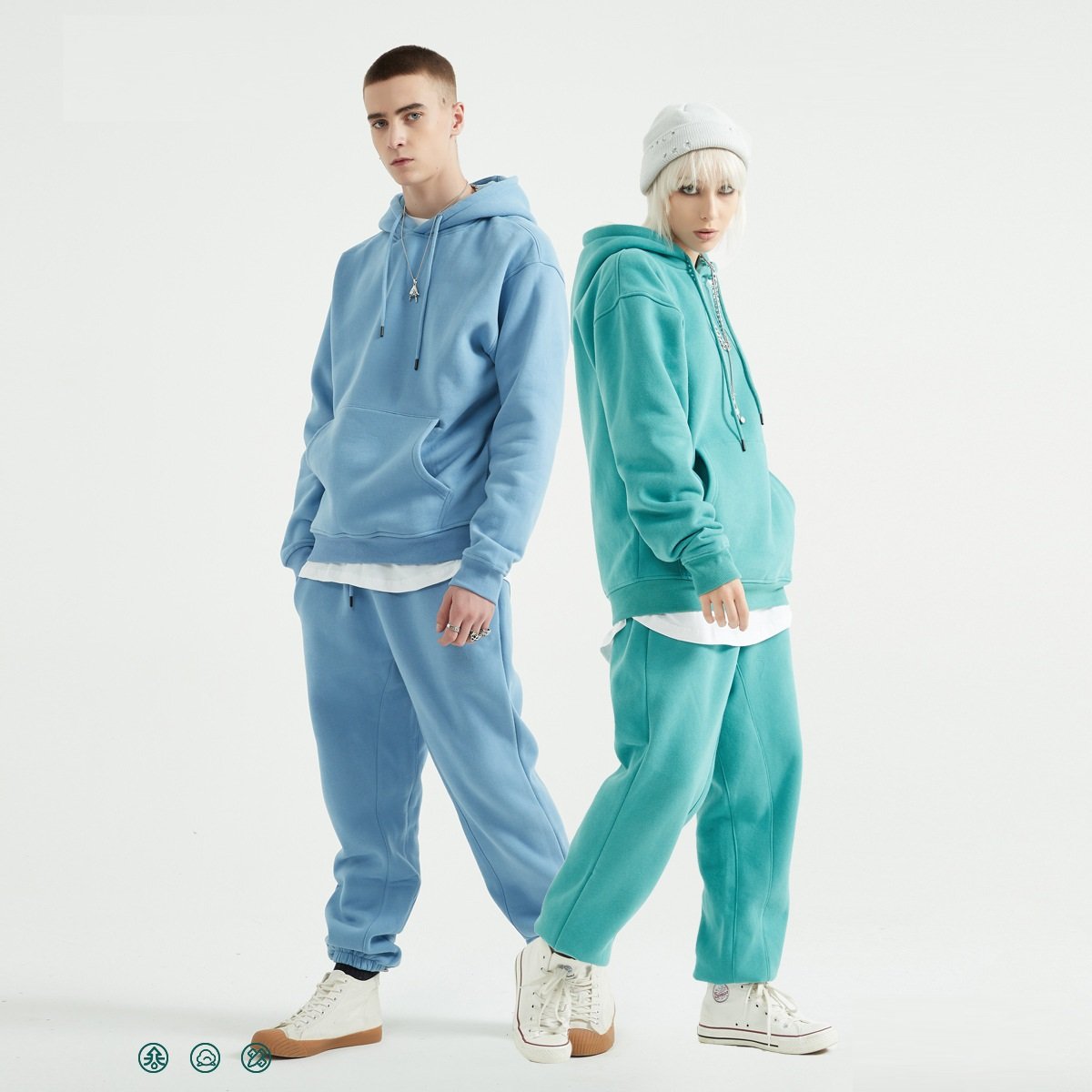 Wholesale Custom Printing Plain Plus Size Pullover Drop Shoulder Men'S Fleece Hoodies Sweatshirts For Men