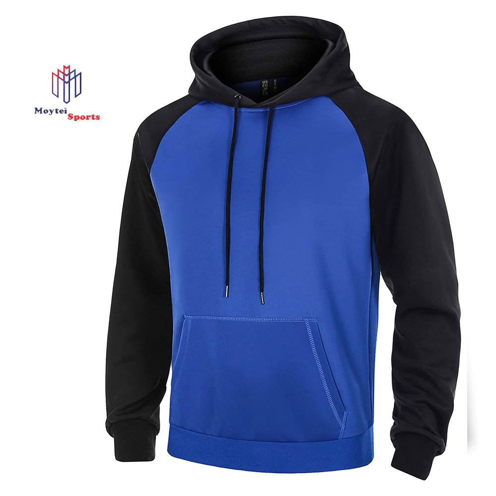 Men's Oversized Streetwear Hoodie Custom Puff Printing Digital Design Embossed Winter Sweatshirt with Plained Sweats Hoodie