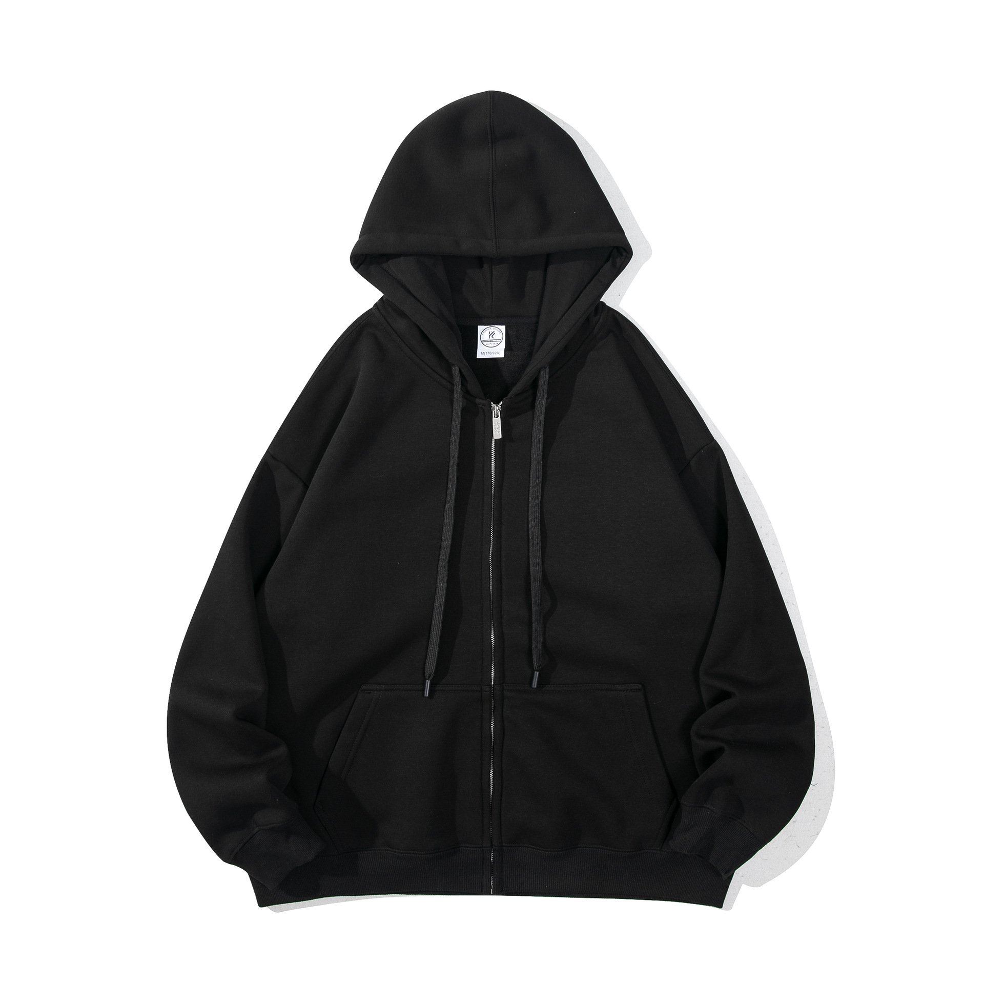 360 Gsm Autumn New Loose Popular Tops Thickened Warm Sports Zipper Men's Hooded Sweatshirts Heavyweight Custom Print Hoodies