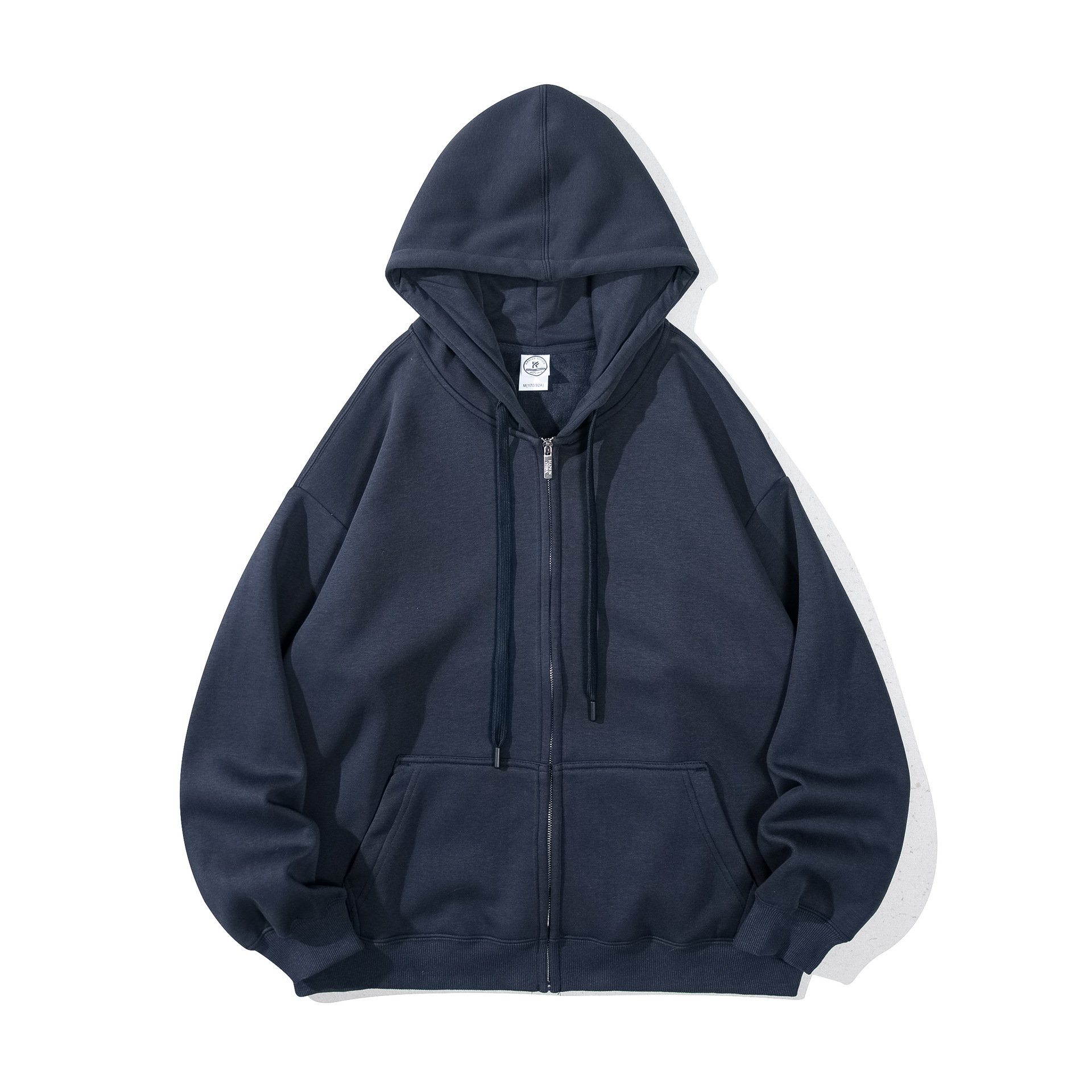 360 Gsm Autumn New Loose Popular Tops Thickened Warm Sports Zipper Men's Hooded Sweatshirts Heavyweight Custom Print Hoodies