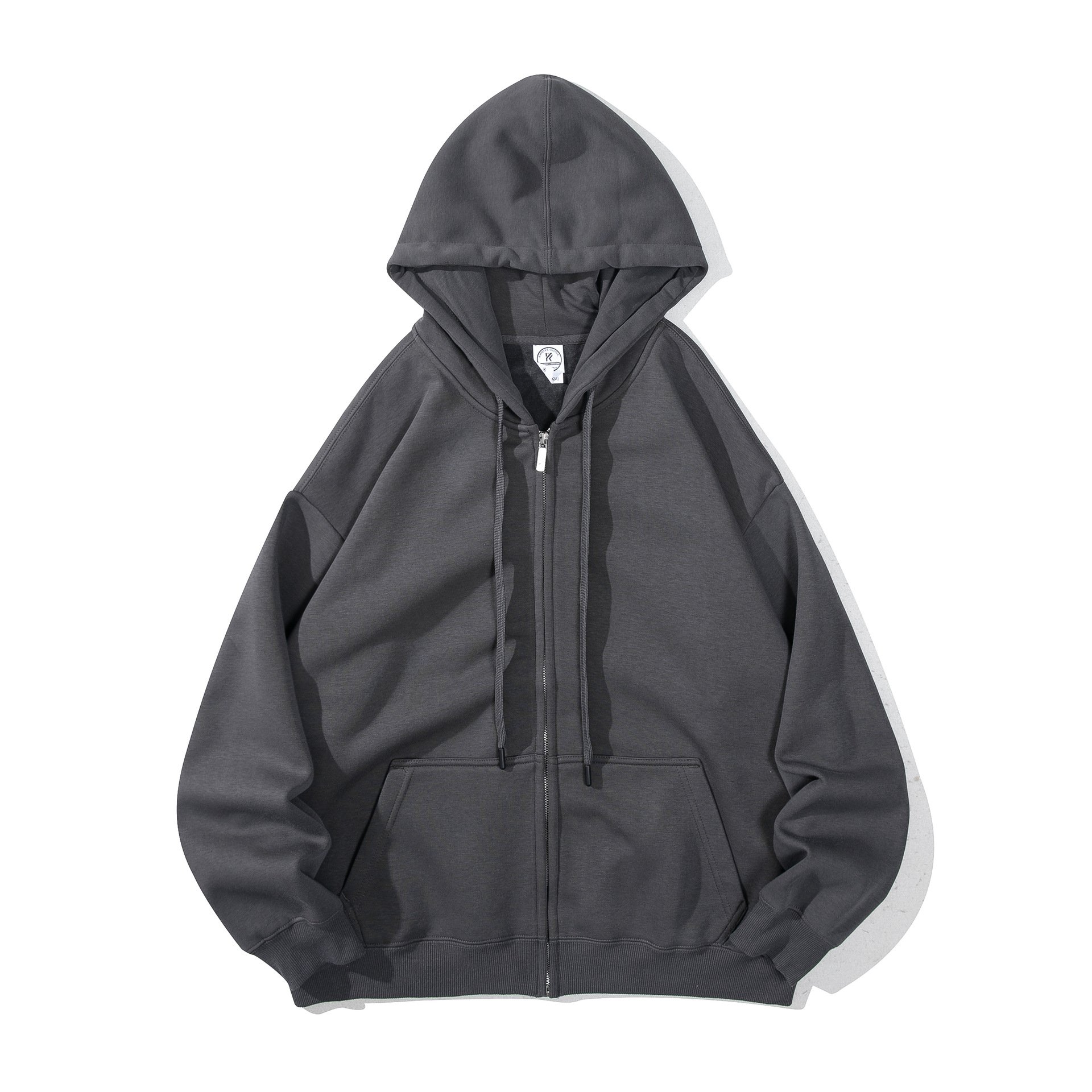 360 Gsm Autumn New Loose Popular Tops Thickened Warm Sports Zipper Men's Hooded Sweatshirts Heavyweight Custom Print Hoodies