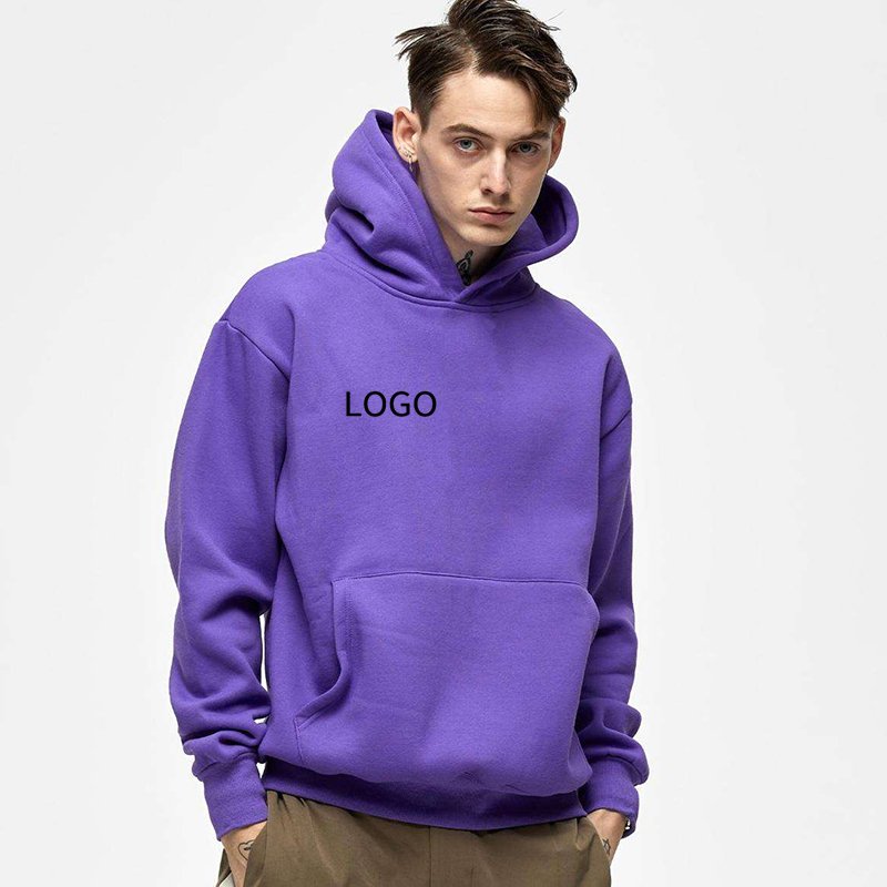 2023 high quality 100% cotton 400gsm heavyweight wholesale blank custom fleece pullover oversized men's hoodies