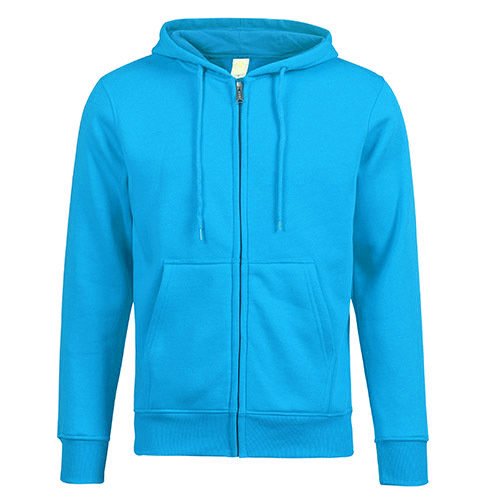 Wholesale Various Color Sockets Embossed Printed Logo Blank 330 Gsm Hoodie Plus Size Men'S Coats Zipper Sweater Hoodie