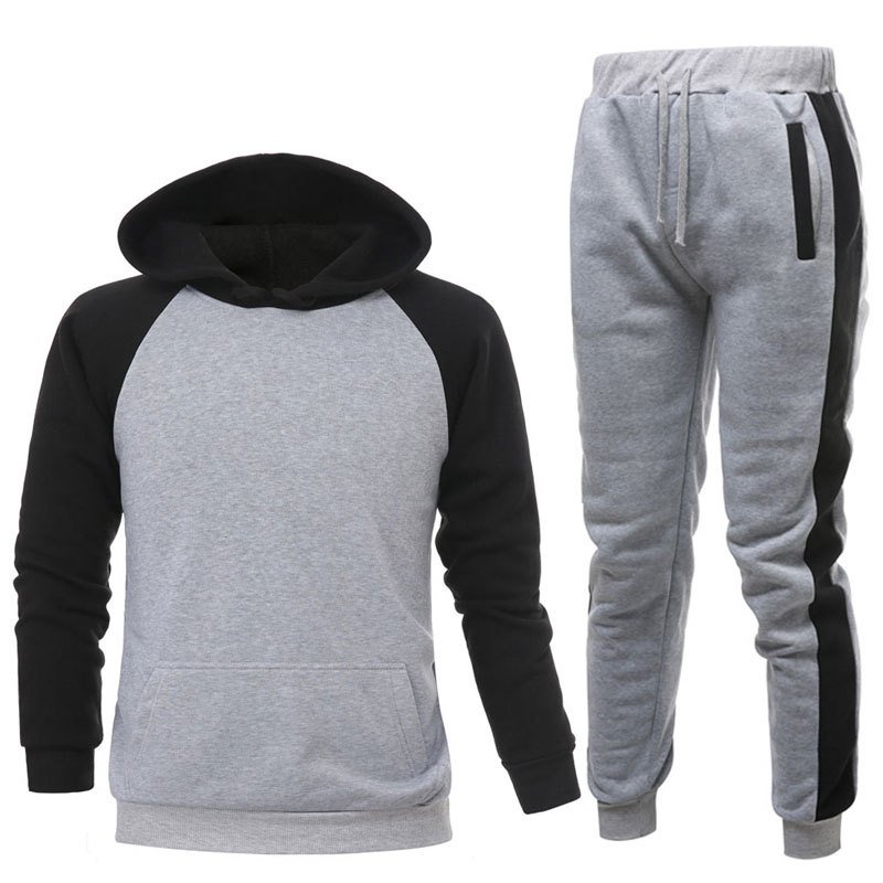 Men's European and American Simple Basic Hoodie Men's Fashion Sweatshirt plus size men's hoodies sweatshirts