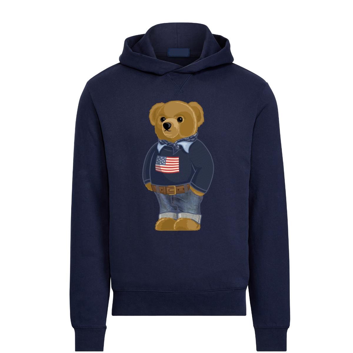 Custom 400gms100% Cotton Embroidered Men's Hoodie & Sweater Teddy Fleece Hoodie Luxury Heavyweight High Quality Hoodie Unisex