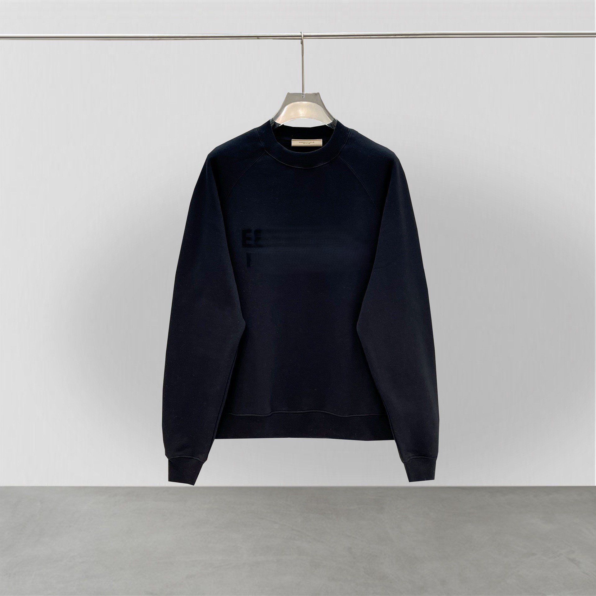 High Quality Men Clothes Heavy cotton fleece High Street Flocking Letter Pullover 3D silicone Ess Men's Hoodie Sweatshirt