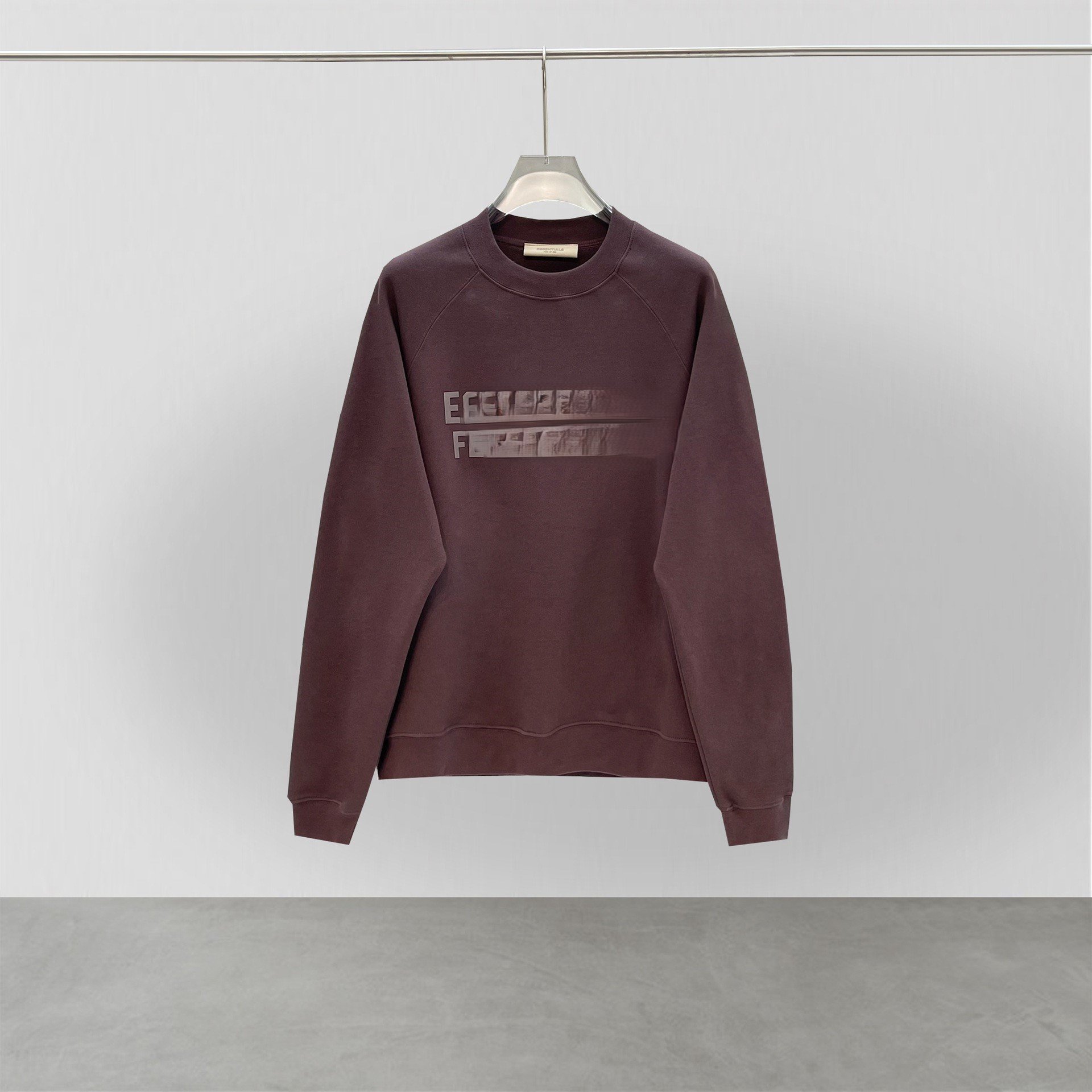 High Quality Men Clothes Heavy cotton fleece High Street Flocking Letter Pullover 3D silicone Ess Men's Hoodie Sweatshirt